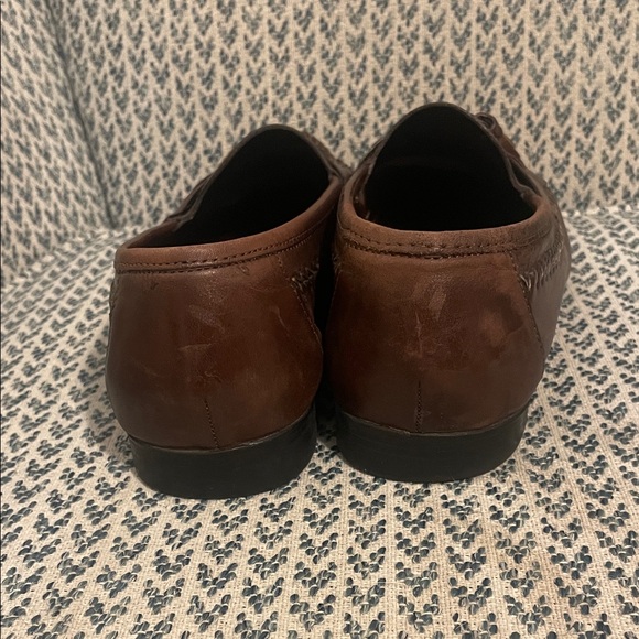 Nunn Bush Men’s Dark Brown Leather Tassel Moc Toe Loafers - Picture 2 of 6